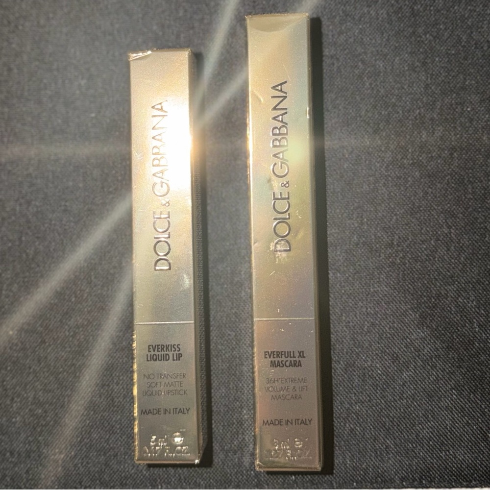 Dolce & Gabbana Everkiss Liquid Lip & Everfull XL Mascara. You get both